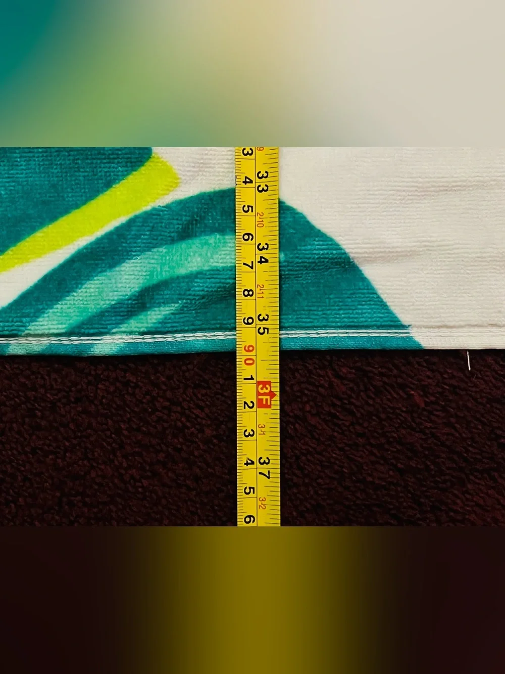 Tropical Foliage Beach Towel